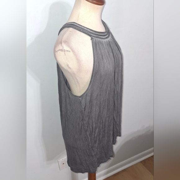 Cable & Gauge/ Charcoal Sleeveless Tank Top- W Sz Large - Picture 3 of 7